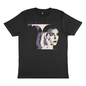 ミュージシャン PHOTO PRINT T-SHIRT Portraits Duotone Photo Black T-Shirt | Birdy Official Store